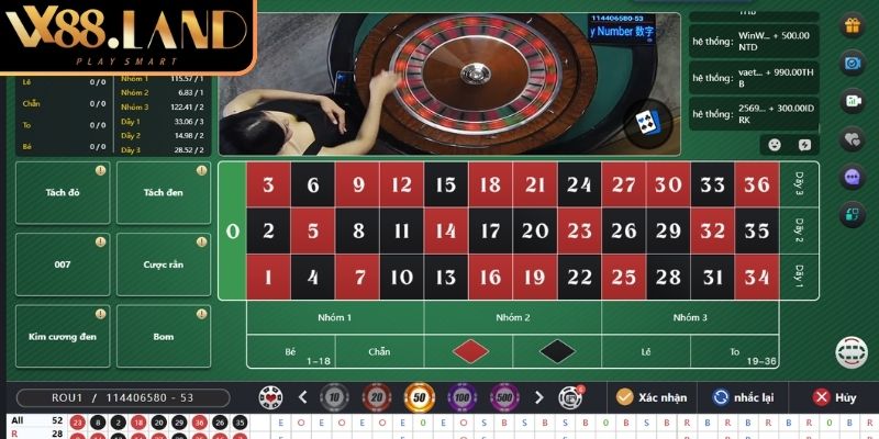Roulette VX88 Online – Cách Chơi Từ Cơ Bản Đến Nâng Cao 3 Đặt cược vào nhóm số lớn